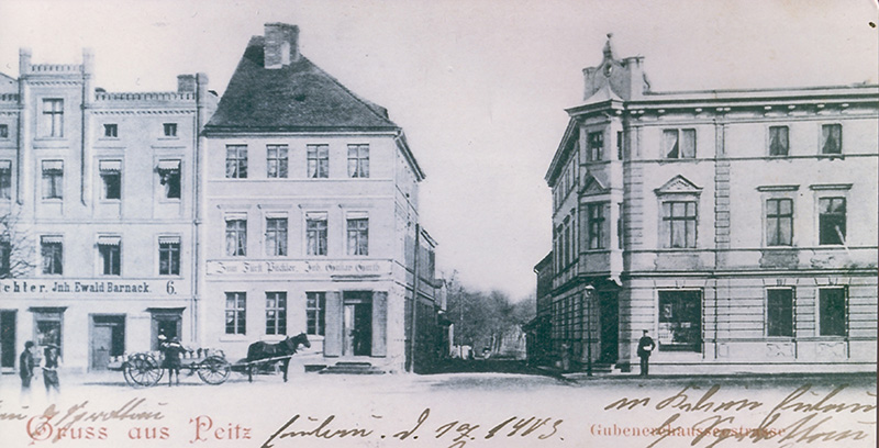 Die Häuser Markt 7-9 auf einer Postkarte von 1903, Quelle: diese Webseite