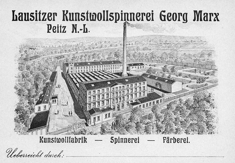 Werbeschrift Georg Marx um 1913, Quelle: diese Webseite