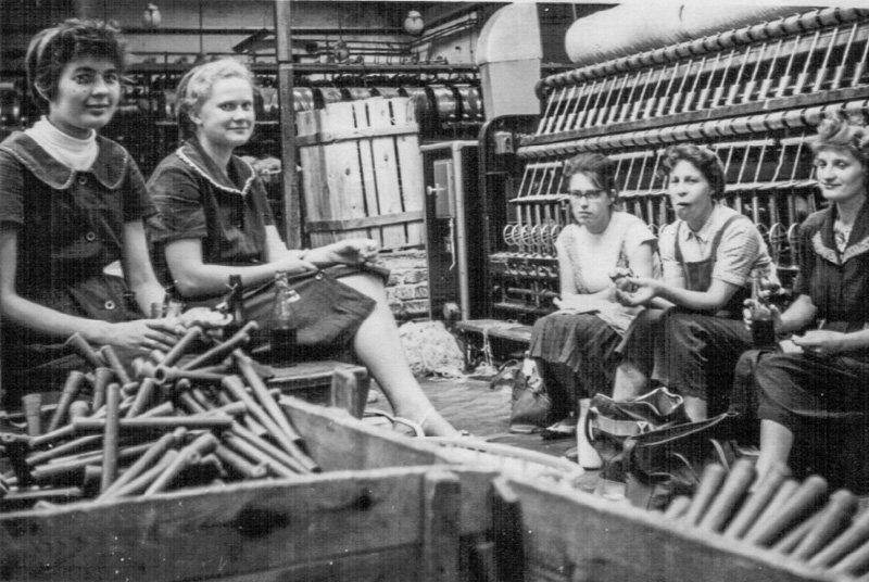 Arbeitspause um 1965, Quelle: diese Webseite